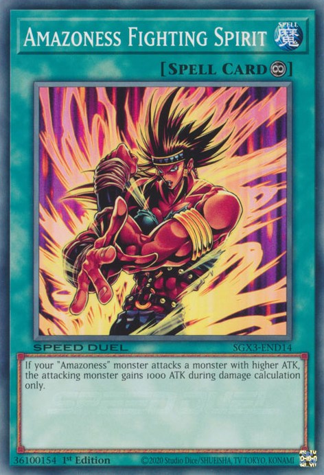 Amazoness Fighting Spirit [SGX3-END14] Common | Good Games Morley