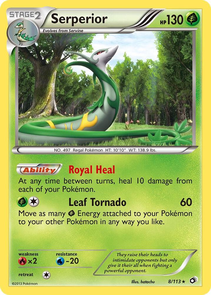 Serperior 8/113 (Legendary Treasures)  - Holofoil | Good Games Morley