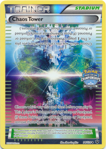 Chaos Tower (94/124) (National Championship Promo) [XY: Fates Collide] | Good Games Morley