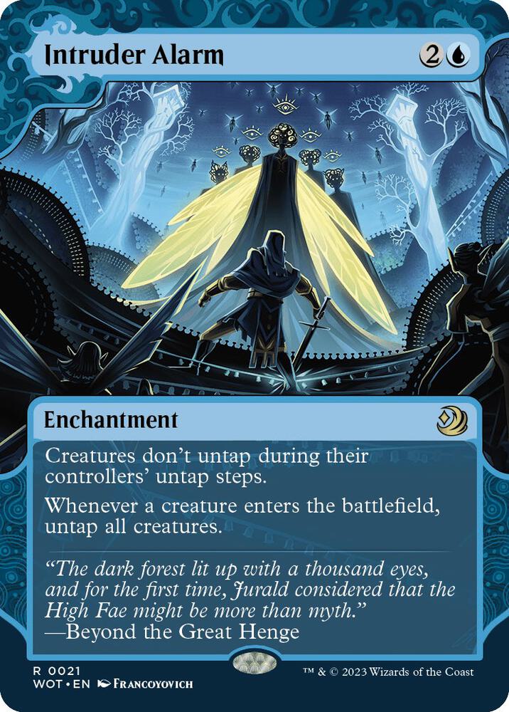 Intruder Alarm 21/63 (Wilds of Eldraine: Enchanting Tales)  - Showcase Foil | Good Games Morley