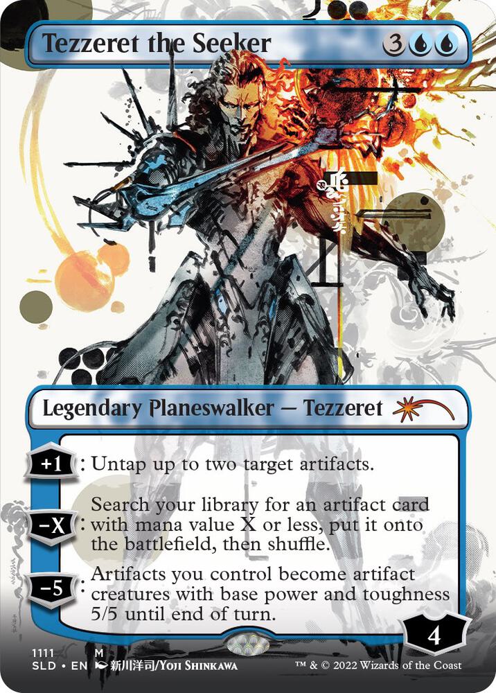 Tezzeret the Seeker 1111 (Secret Lair Drop Series)  - Borderless Foil | Good Games Morley