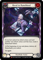 Revel in Runeblood [EVR106] (Everfest)  1st Edition Rainbow Foil | Good Games Morley