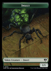 Eldrazi Spawn // Insect Double-Sided Token [Commander Masters Tokens] | Good Games Morley