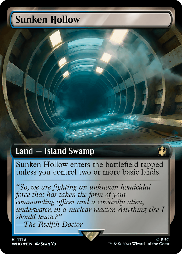 Sunken Hollow (Extended Art) (Surge Foil) [Doctor Who] | Good Games Morley