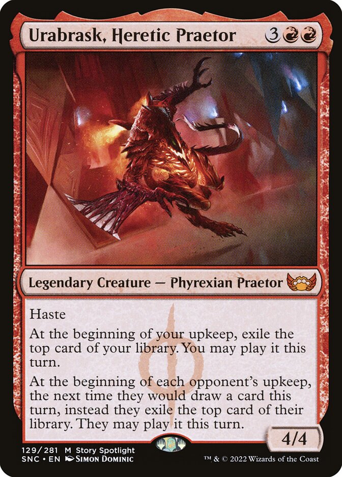 Urabrask, Heretic Praetor 129/281 (Streets of New Capenna)  | Good Games Morley