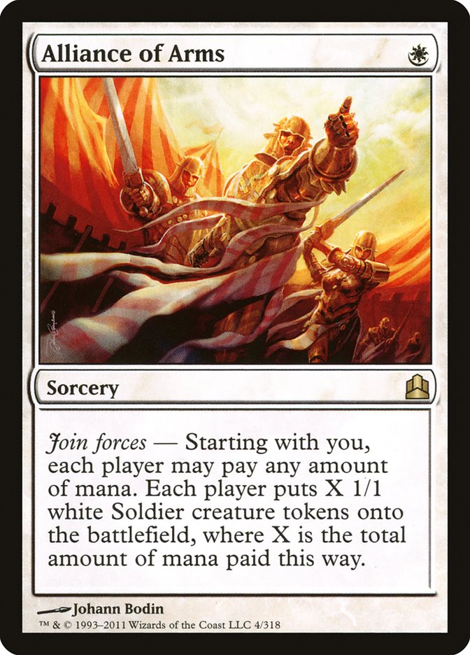 Alliance of Arms 4/318 (Commander)  | Good Games Morley