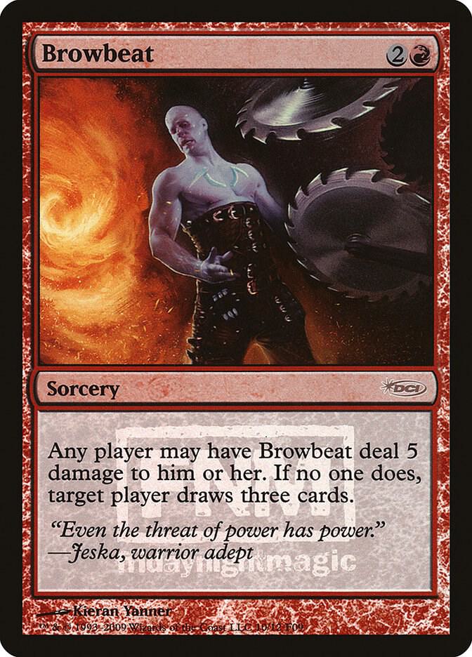 Browbeat 10/12 (FNM Promos)  - Foil | Good Games Morley