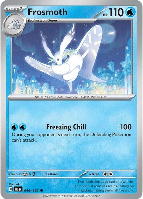 Frosmoth 046/162 (SV05: Temporal Forces)  - Reverse Holofoil | Good Games Morley
