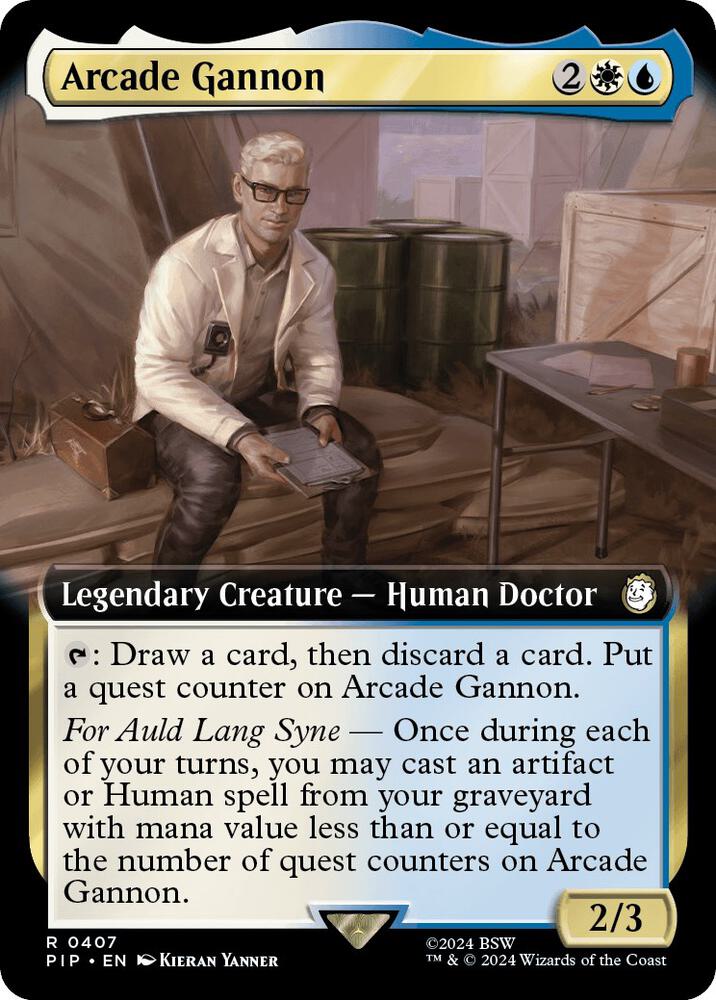 Arcade Gannon 407/326 (Universes Beyond: Fallout)  - Extended Art Foil | Good Games Morley
