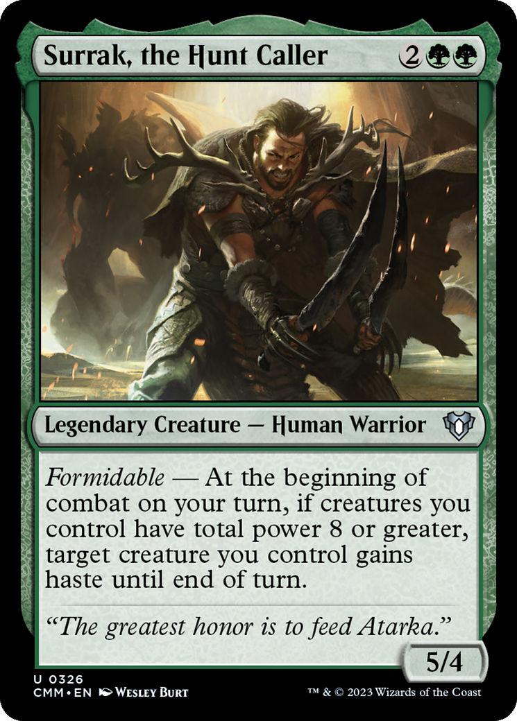 Surrak, the Hunt Caller [Commander Masters] | Good Games Morley
