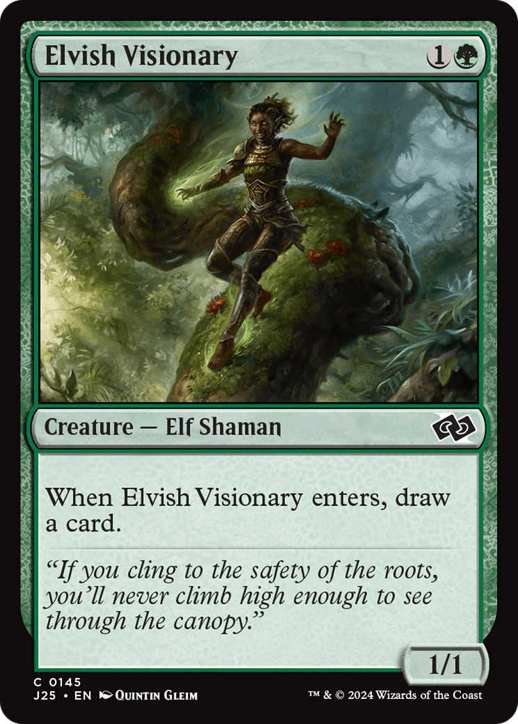 Elvish Visionary [Foundations Jumpstart] | Good Games Morley