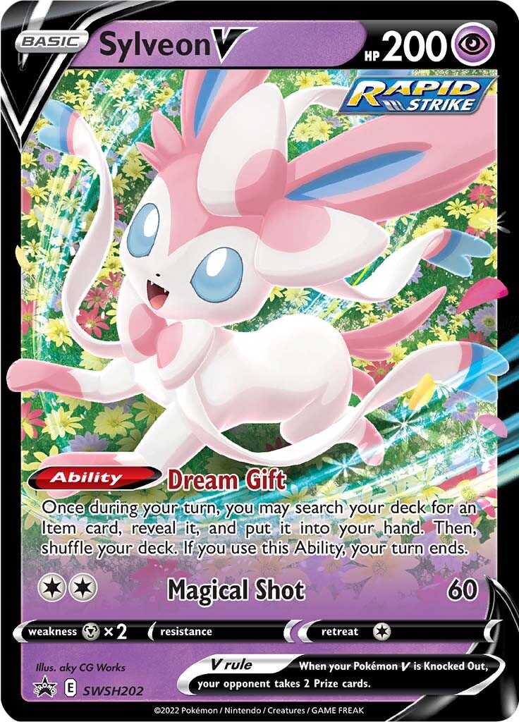 Sylveon V (SWSH202) [Sword & Shield: Black Star Promos] | Good Games Morley