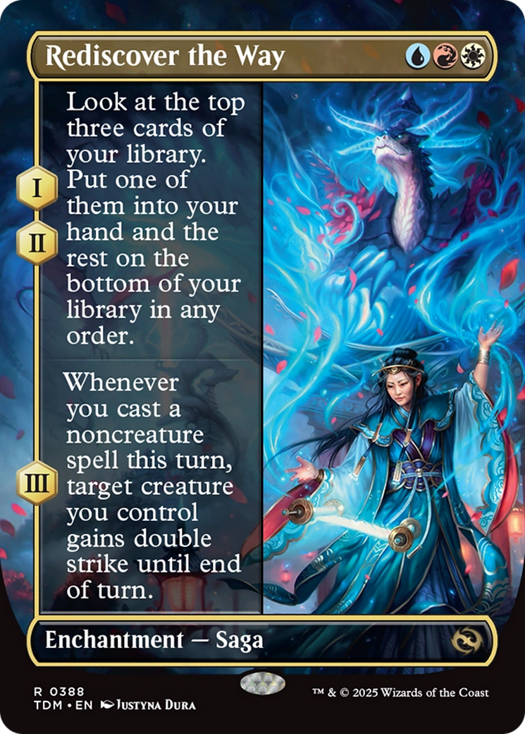Rediscover the Way (Borderless) [Tarkir: Dragonstorm] | Good Games Morley