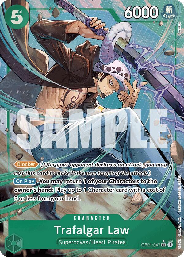 Trafalgar Law OP01-047 (Premium Booster -The Best-)  - Alternate Art Foil | Good Games Morley