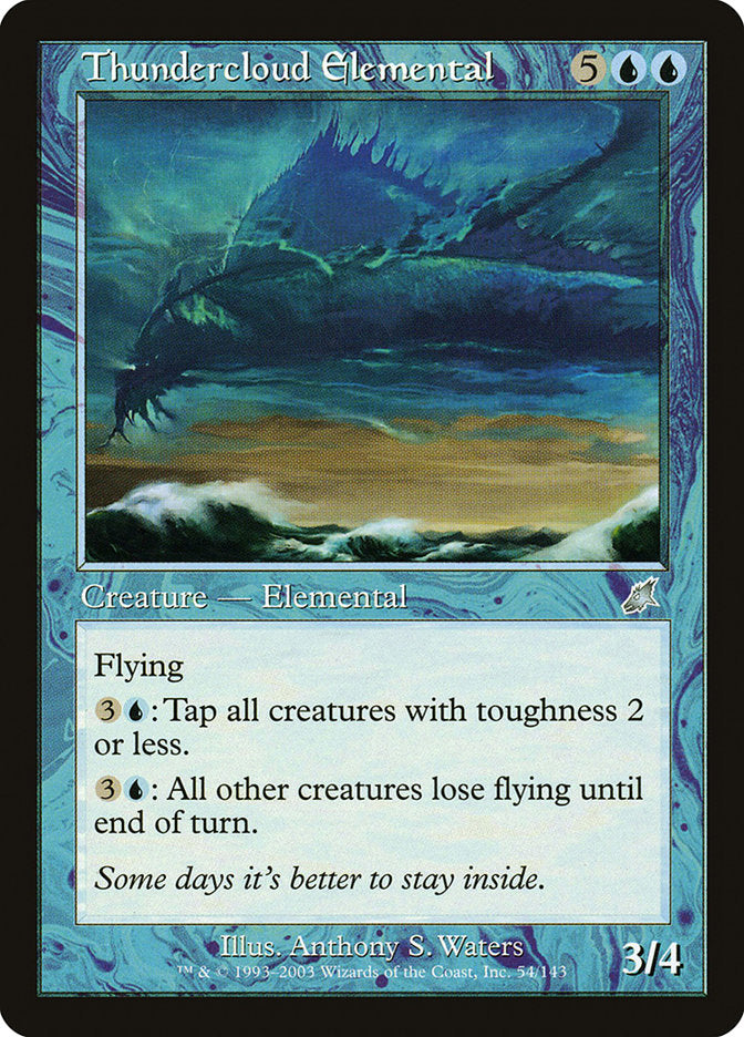 Thundercloud Elemental 54/143 (Scourge)  - Foil | Good Games Morley