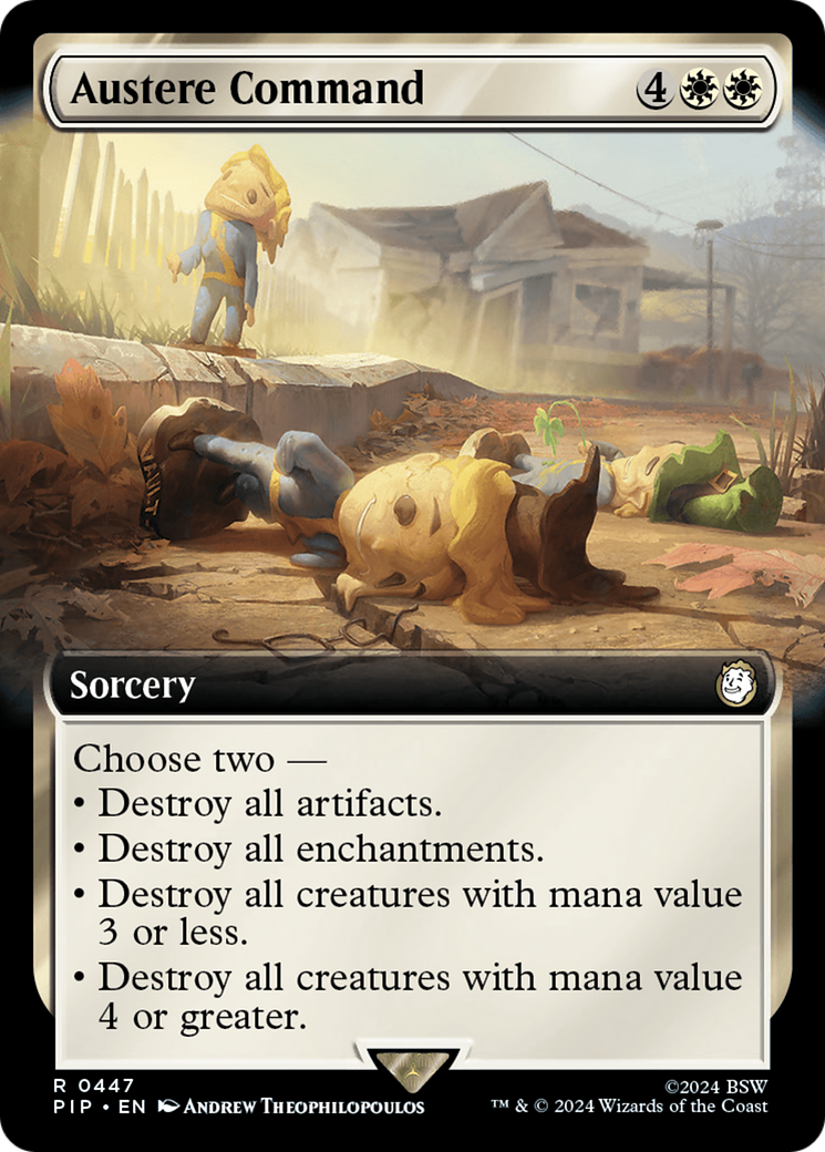 Austere Command (Extended Art) [Fallout] | Good Games Morley