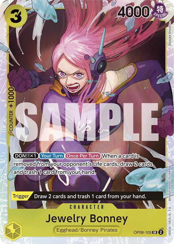 Jewelry Bonney OP08-105 (Two Legends)  - Foil | Good Games Morley
