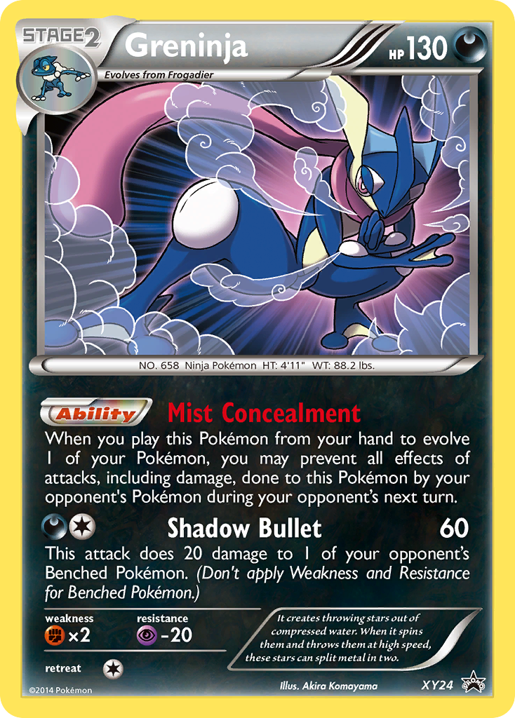 Greninja (XY24) [XY: Black Star Promos] | Good Games Morley
