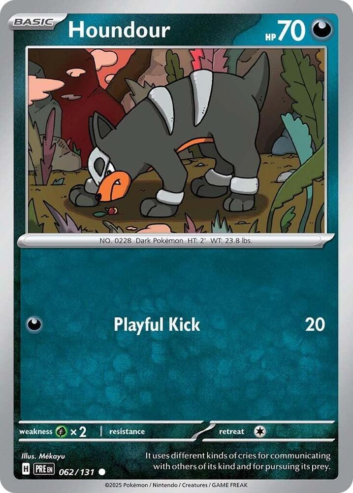Houndour (062/131) [Scarlet & Violet: Prismatic Evolutions] | Good Games Morley