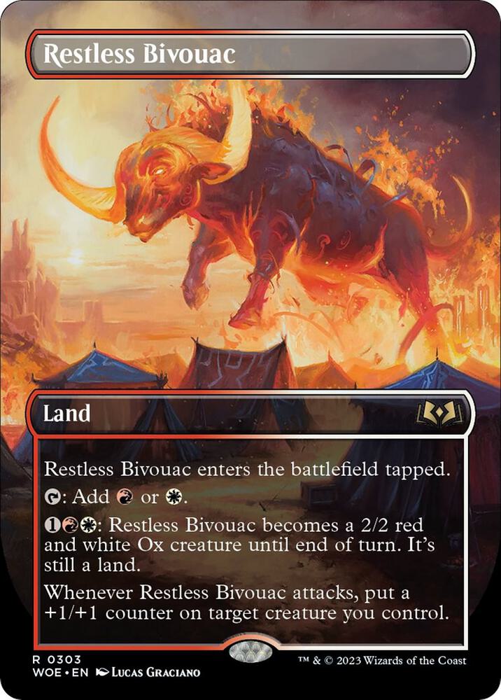 Restless Bivouac 303/276 (Wilds of Eldraine)  - Borderless | Good Games Morley