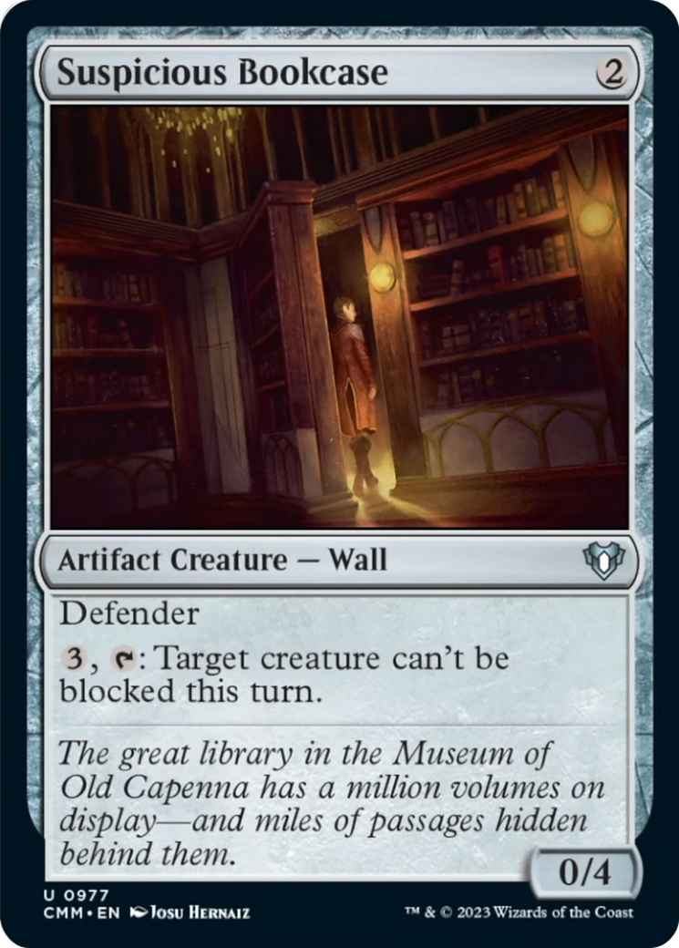 Suspicious Bookcase [Commander Masters] | Good Games Morley