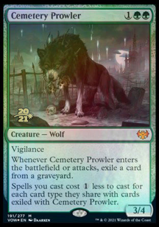 Cemetery Prowler [Innistrad: Crimson Vow Prerelease Promos] | Good Games Morley