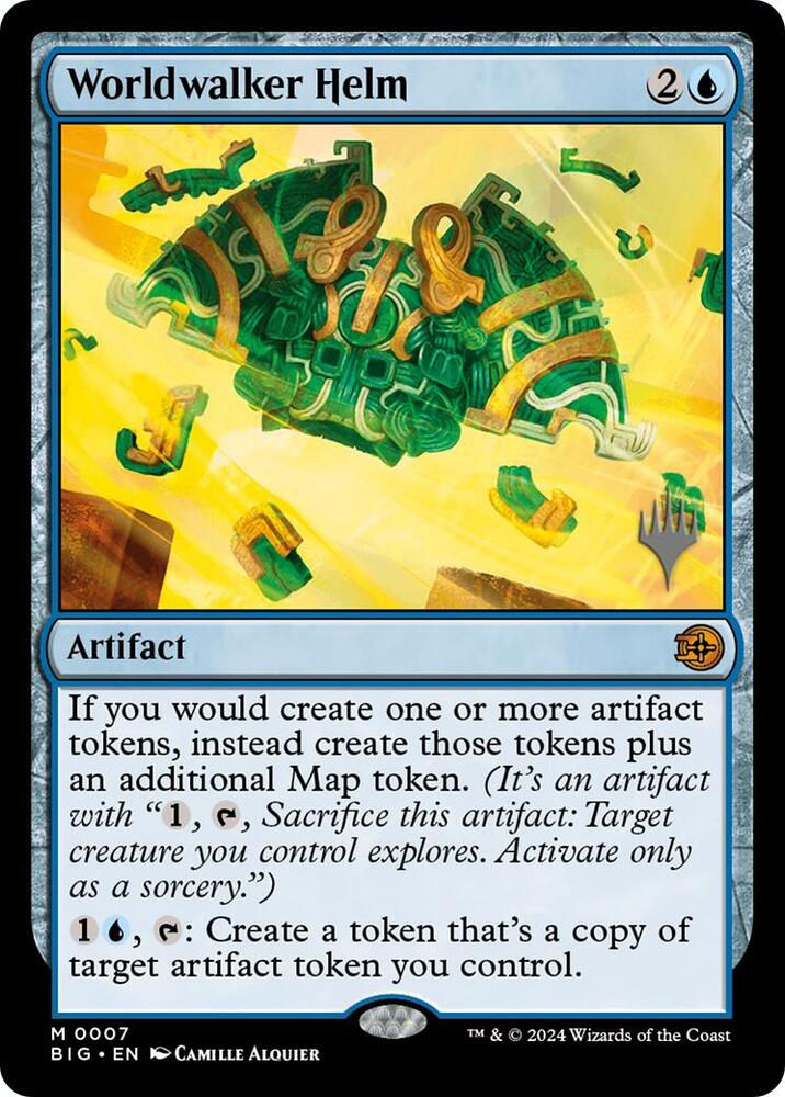 Worldwalker Helm 7p/9 (Promo Pack: Edge of Eternities)  - Foil | Good Games Morley