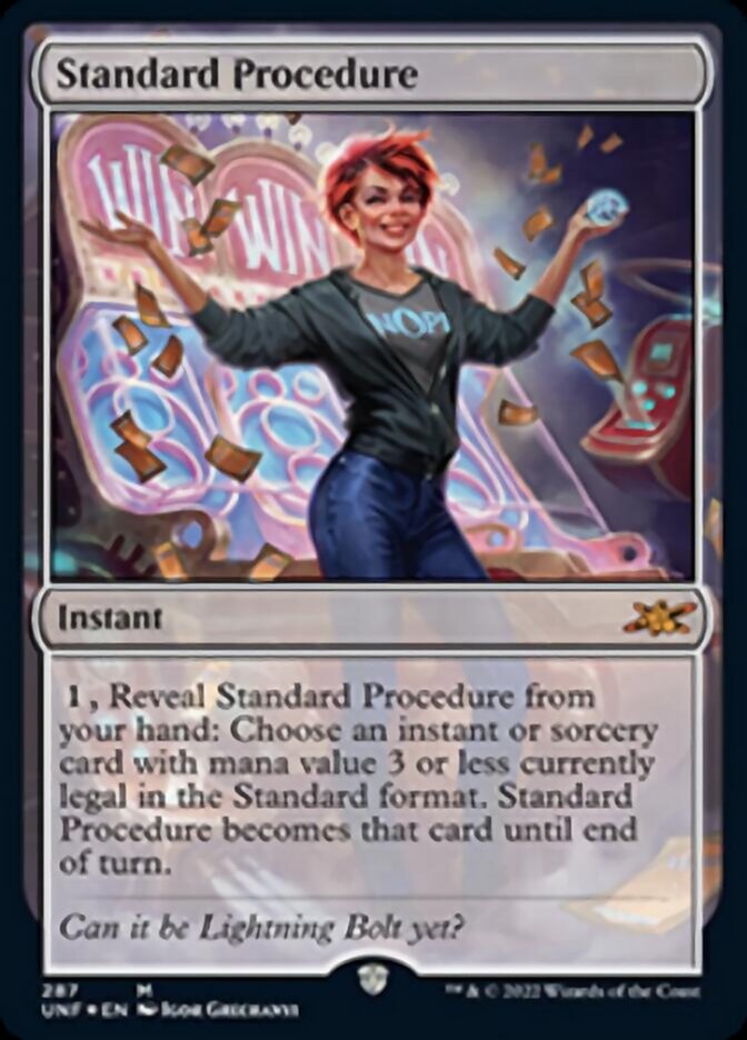 Standard Procedure (Galaxy Foil) [Unfinity] | Good Games Morley