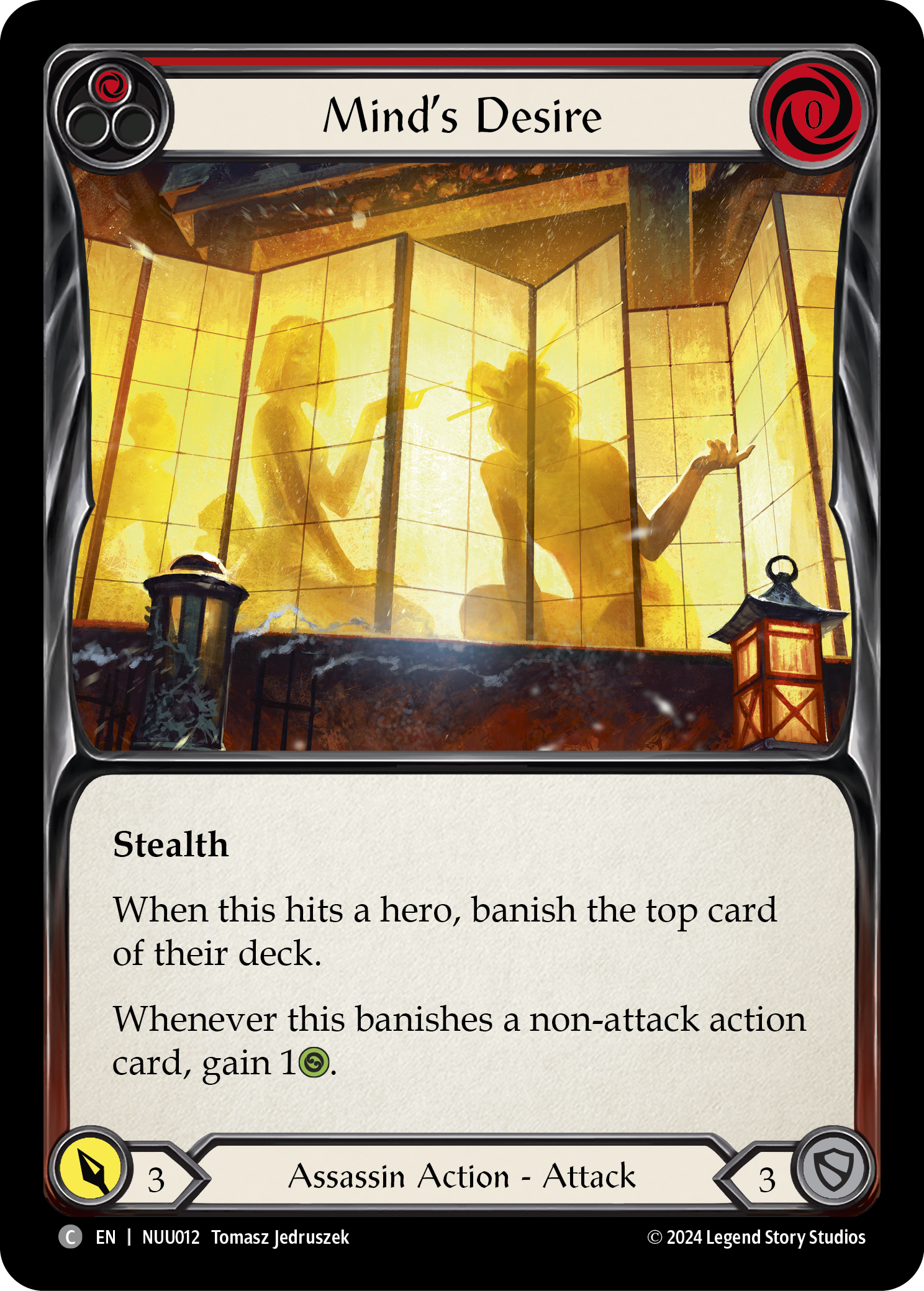 Mind's Desire (Red) [NUU012] (Part the Mistveil Nuu Blitz Deck) | Good Games Morley