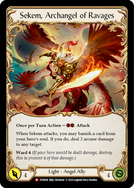 Figment of Ravages // Sekem, Archangel of Ravages [DTD008] (Dusk Till Dawn) | Good Games Morley