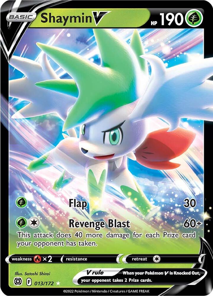 Shaymin V 013/172 (SWSH09: Brilliant Stars)  - Holofoil | Good Games Morley