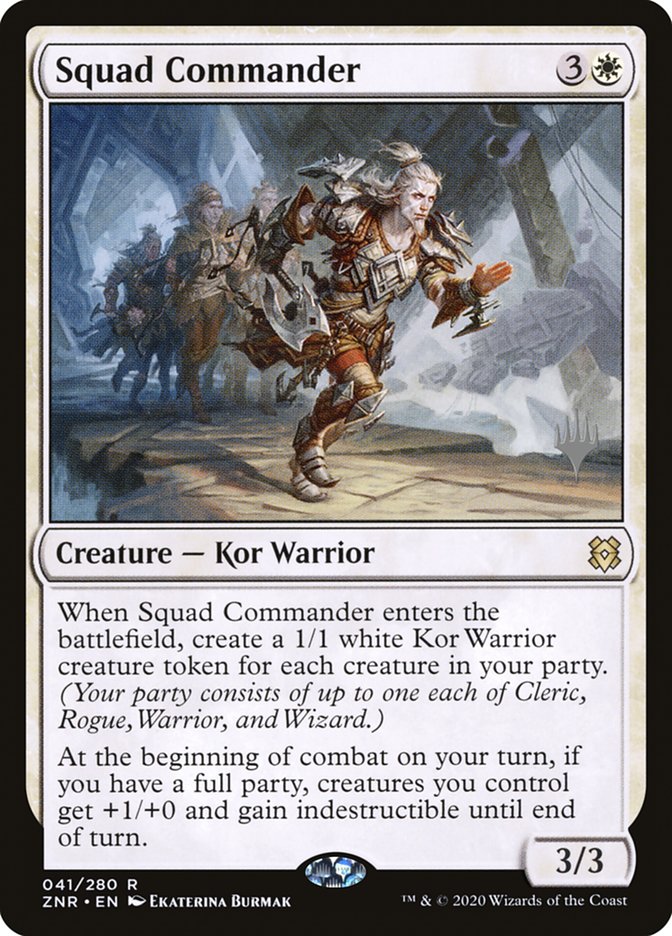 Squad Commander (Promo Pack) [Zendikar Rising Promos] | Good Games Morley