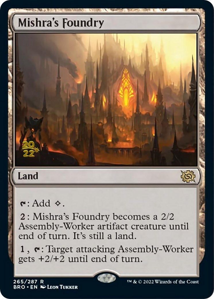 Mishra's Foundry [The Brothers' War Prerelease Promos] | Good Games Morley
