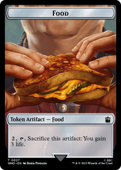 Alien Warrior // Food (0027) Double-Sided Token [Doctor Who Tokens] | Good Games Morley