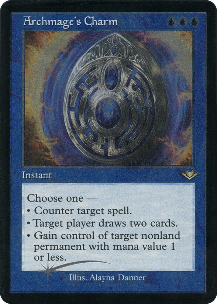 Archmage's Charm 7 (Modern Horizons)  - Retro Etched Foil | Good Games Morley