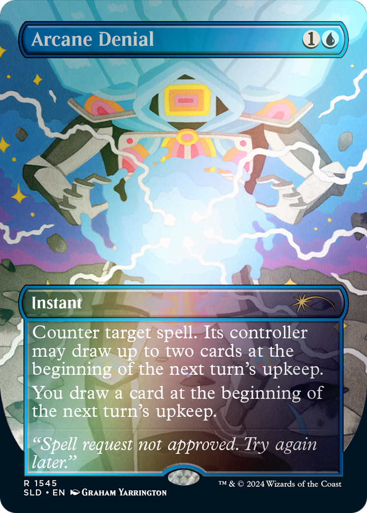 Arcane Denial (Surge Foil) [Marvel Super Heroes Commander] | Good Games Morley
