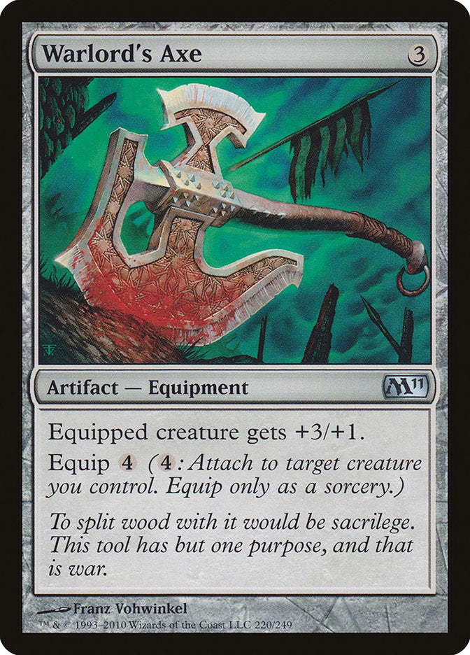 Warlord's Axe 220/249 (Magic 2011 (M11))  | Good Games Morley