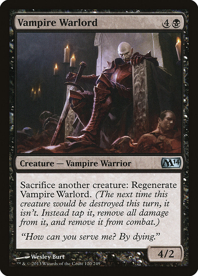 Vampire Warlord 120/249 (Magic 2014 (M14))  | Good Games Morley