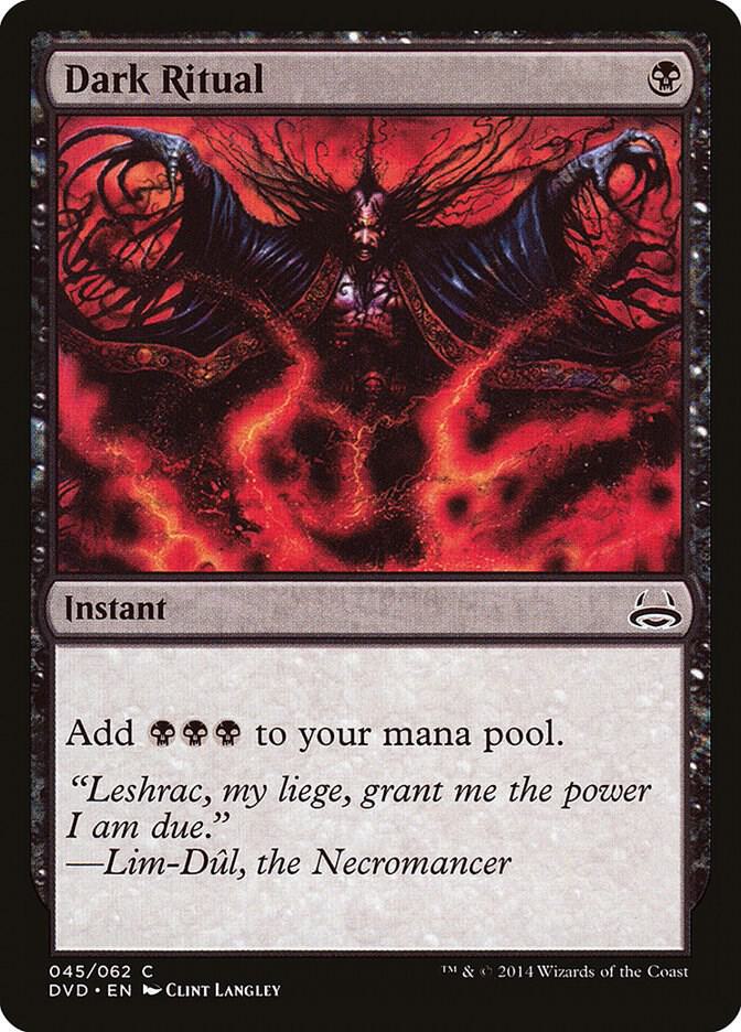 Dark Ritual 45/62 (Duel Decks: Anthology)  | Good Games Morley