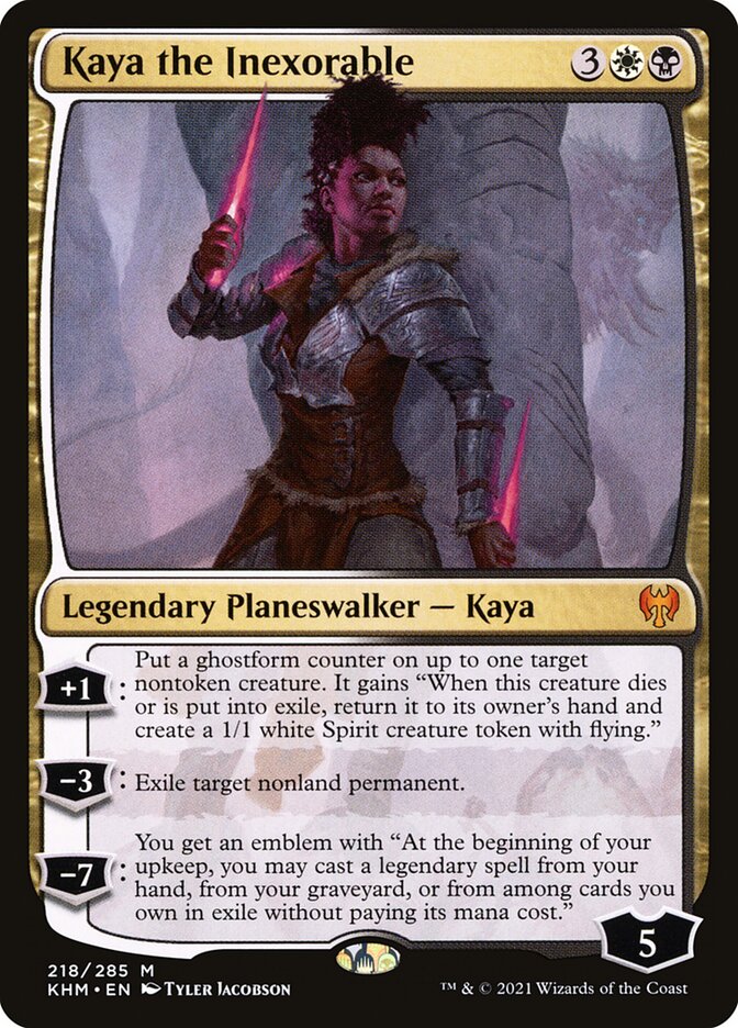 Kaya the Inexorable 218 (Kaldheim)  - Foil | Good Games Morley