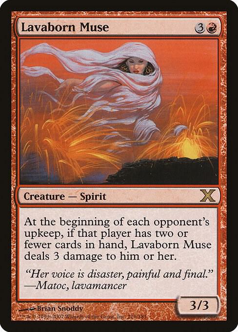 Lavaborn Muse 216/383 (10th Edition)  - Foil | Good Games Morley