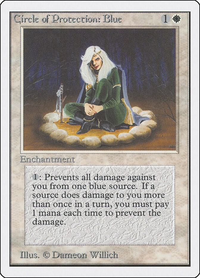 Circle of Protection: Blue 11/302 (Unlimited Edition)  | Good Games Morley