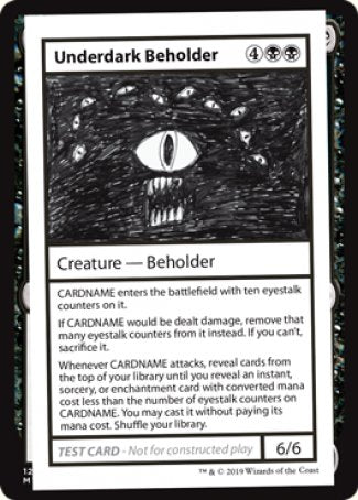 Underdark Beholder (2021 Edition) [Mystery Booster Playtest Cards] | Good Games Morley