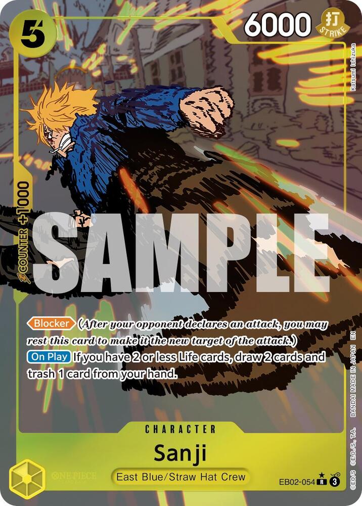 Sanji EB02-054 (Extra Booster: Anime 25th Collection)  - Alternate Art Foil | Good Games Morley