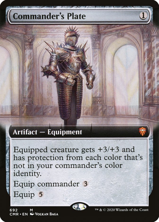 Commander's Plate (Extended Art) [Commander Legends] | Good Games Morley