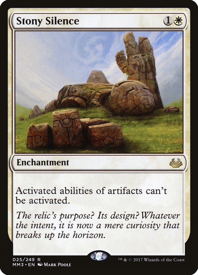 Stony Silence 25/249 (Modern Masters 2017)  | Good Games Morley