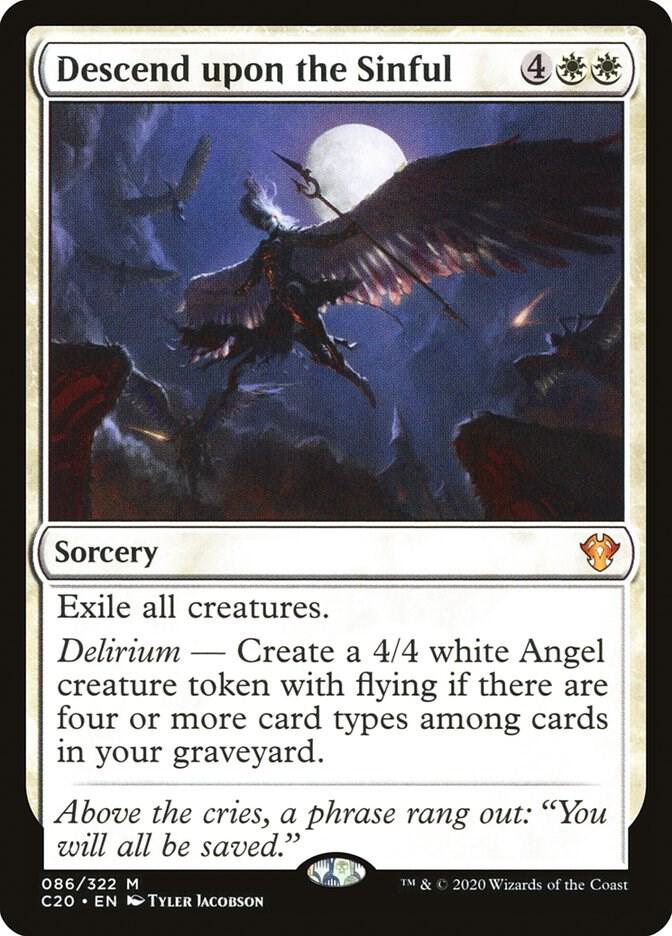 Descend upon the Sinful 86/322 (Commander 2020)  | Good Games Morley