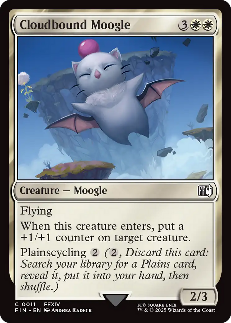 Cloudbound Moogle [FINAL FANTASY] | Good Games Morley