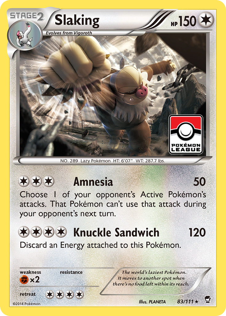 Slaking (83/111) [XY: Furious Fists] | Good Games Morley