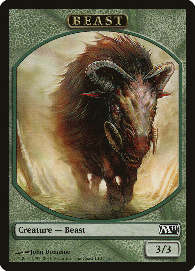 Beast Token [Magic 2011 Tokens] | Good Games Morley